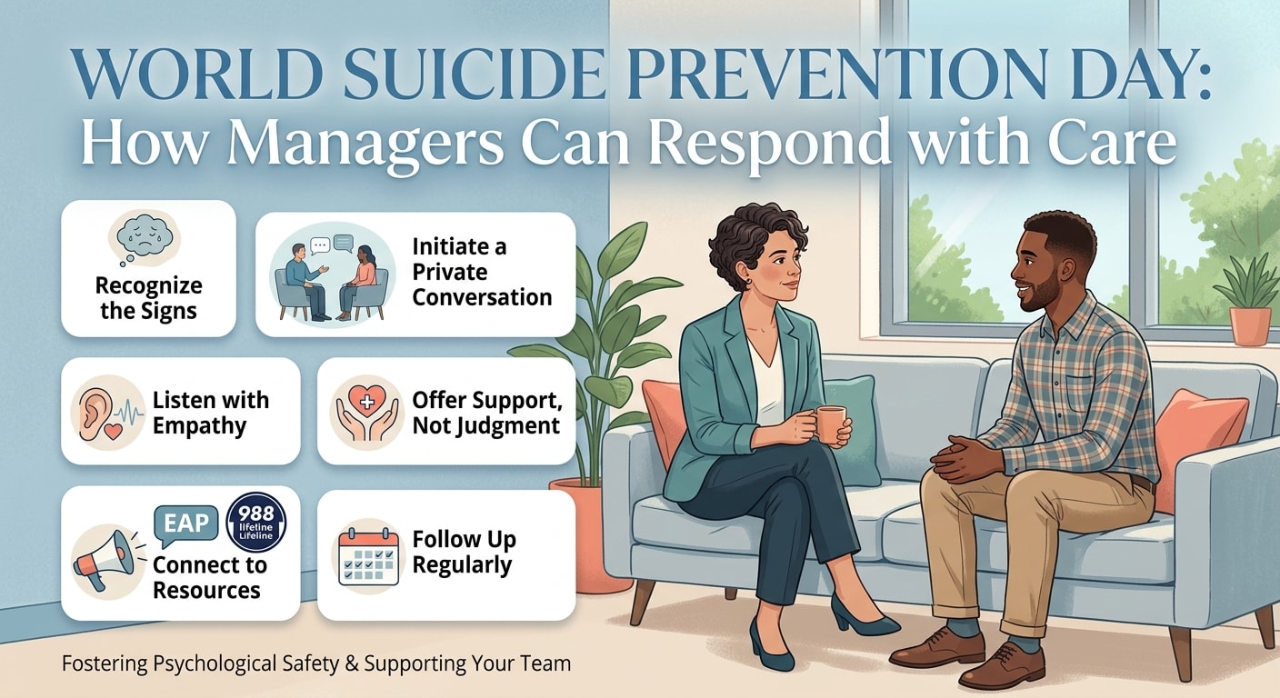 World Suicide Prevention Day: What HR and Managers Need to Know